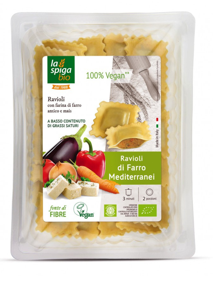 Raviolis d'Epeautre aux Légumes 250gr La Spiga