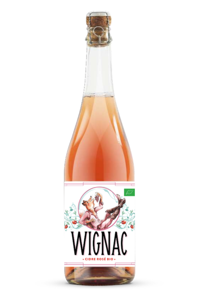 Cidre rosé 75cl 4,5% Vol Wignac