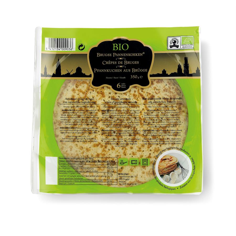 Crêpes de Bruges bio 350g Yummy