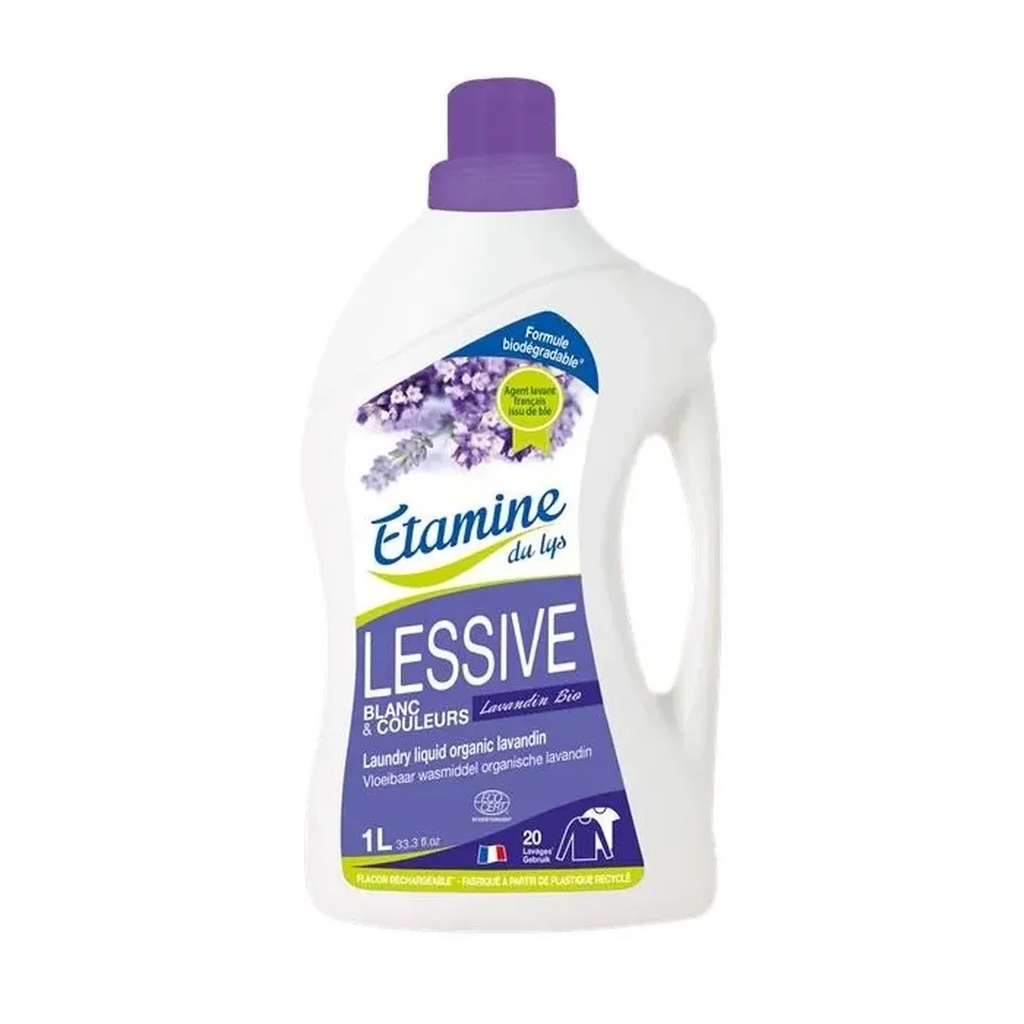 ET.DULYS  Lessive liquide lavande 1L Etamine du Lys