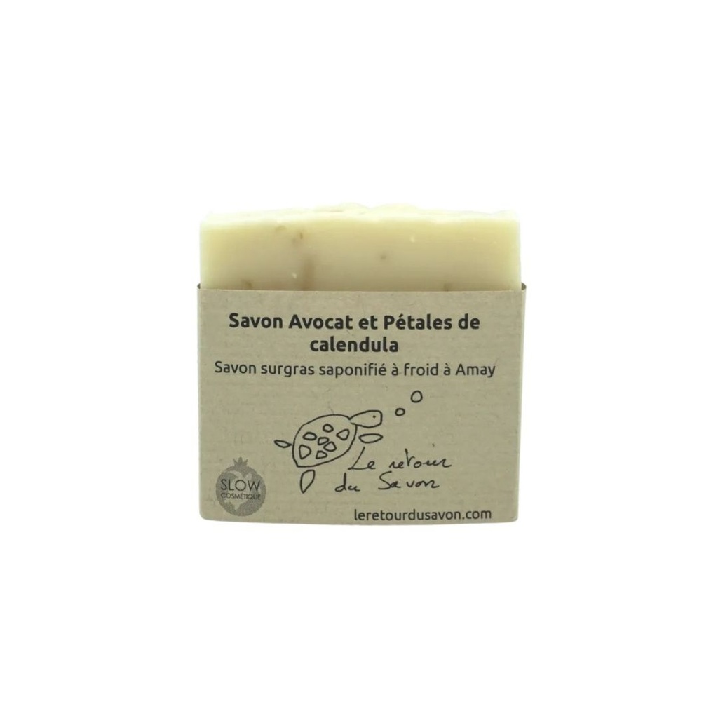 Savon Avocat et pétales de Calendula vrac Le retour du savon