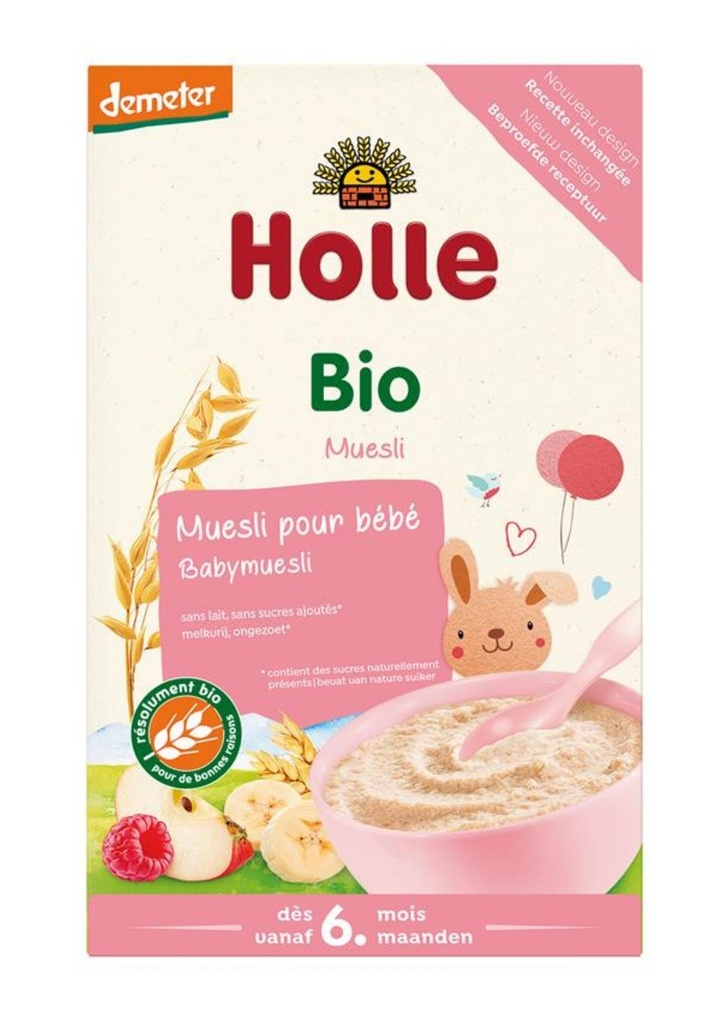 Bouillie muesli pour bébé >6m 250g HOLLE