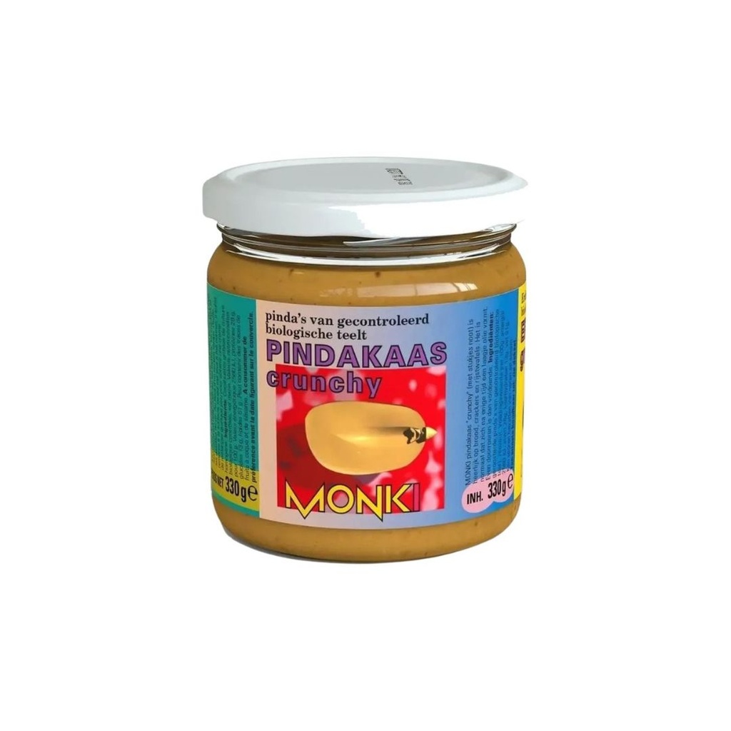 Creme Cacahuete Crunchy Sale 330gr Monki