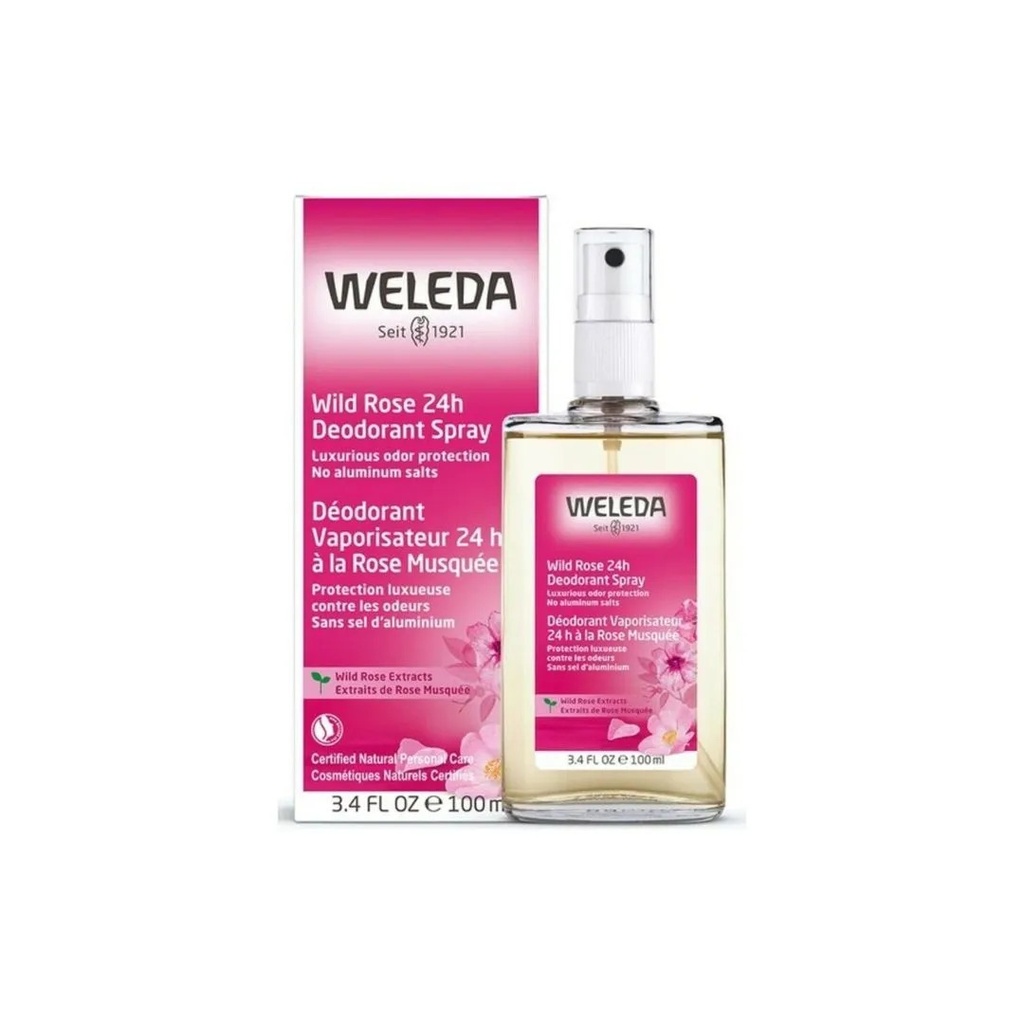 Déodorant Rose Sauvage 100ml Weleda