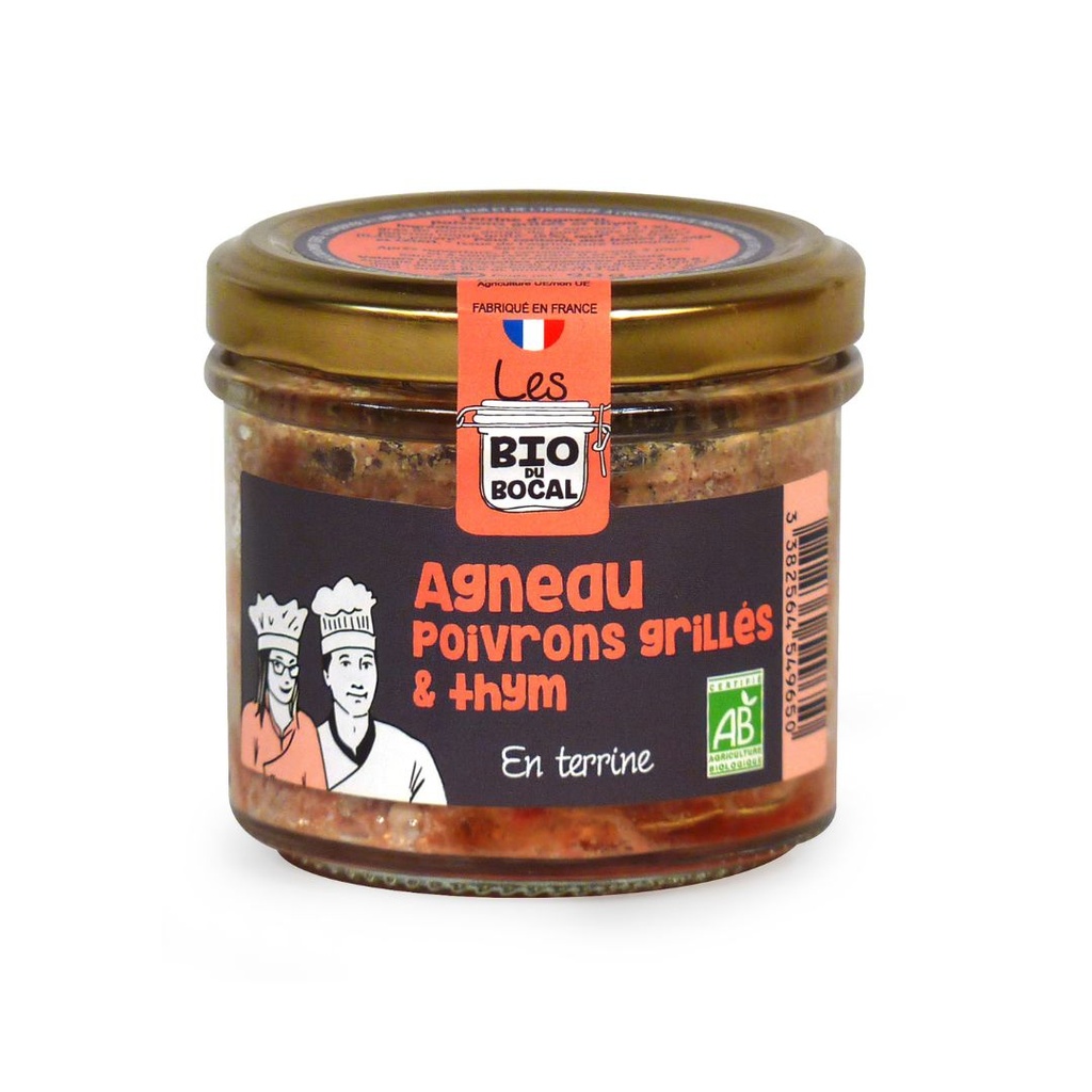 Agneau, poivrons grillés et thym Les Bio du Bocal