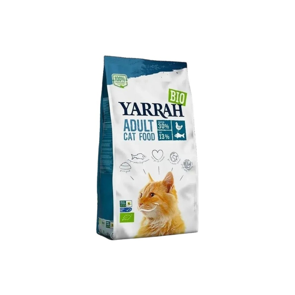 Croquette Chat Poisson Poulet 800gr Yarrah