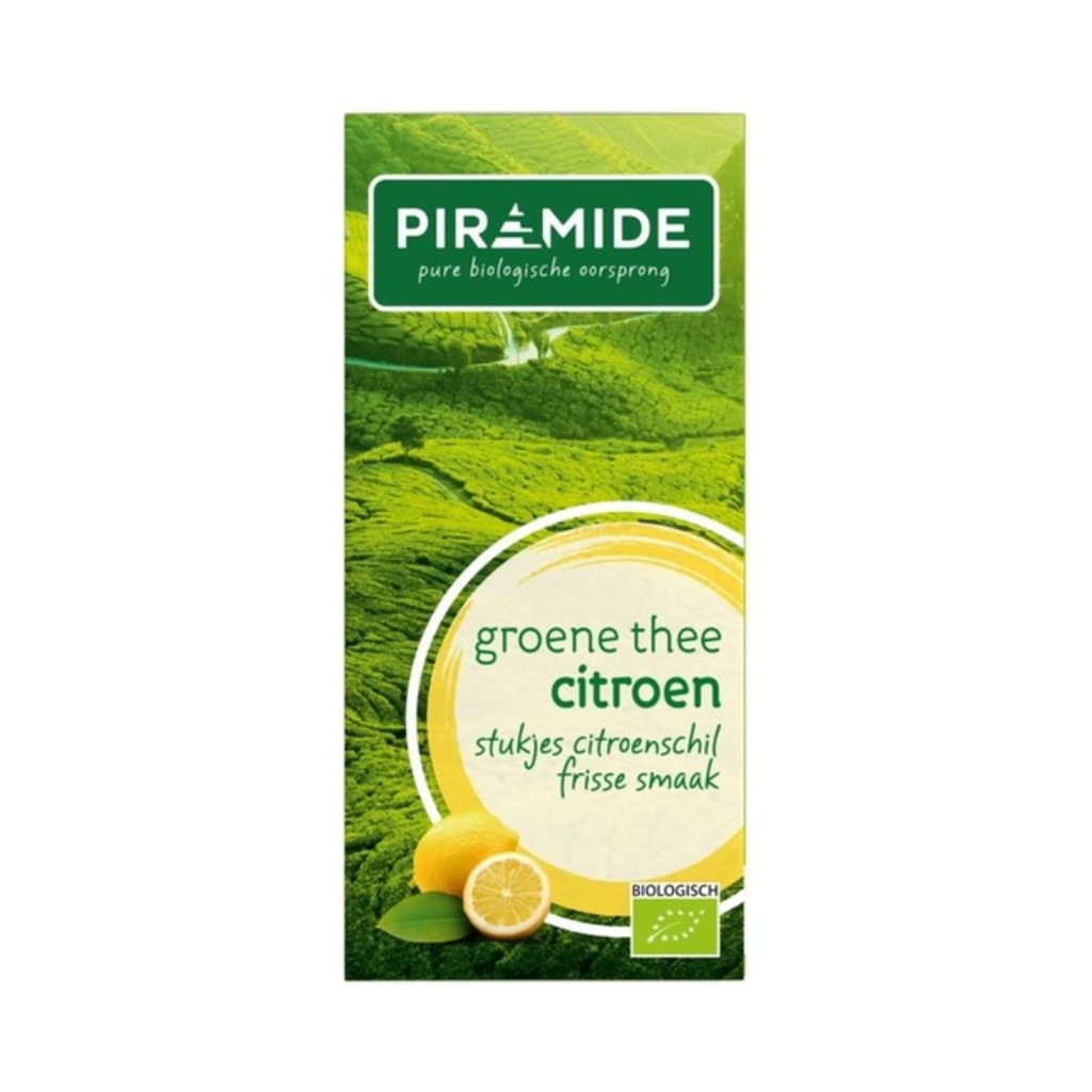 Thé Vert Citron 20pc Piramide