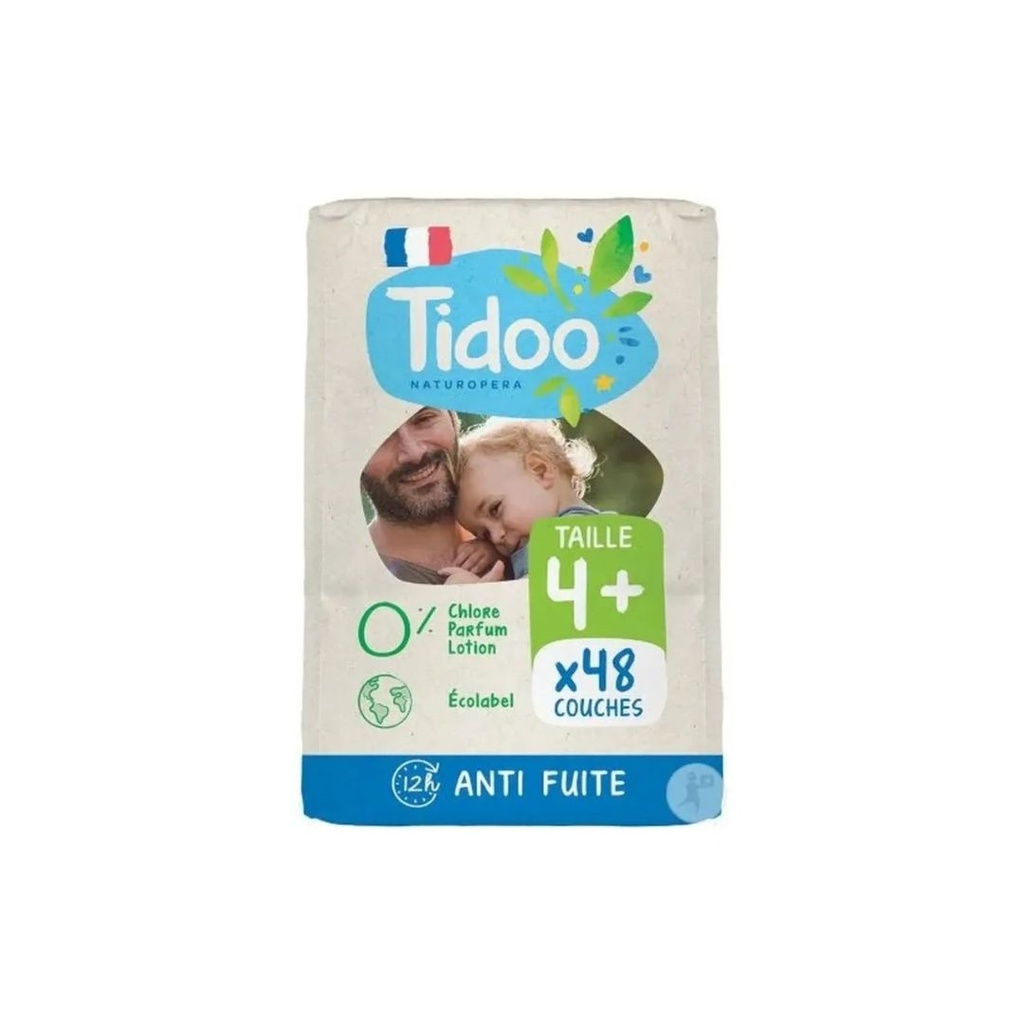 Couches L+/T4 (9-20kg) Tidoo 42pc