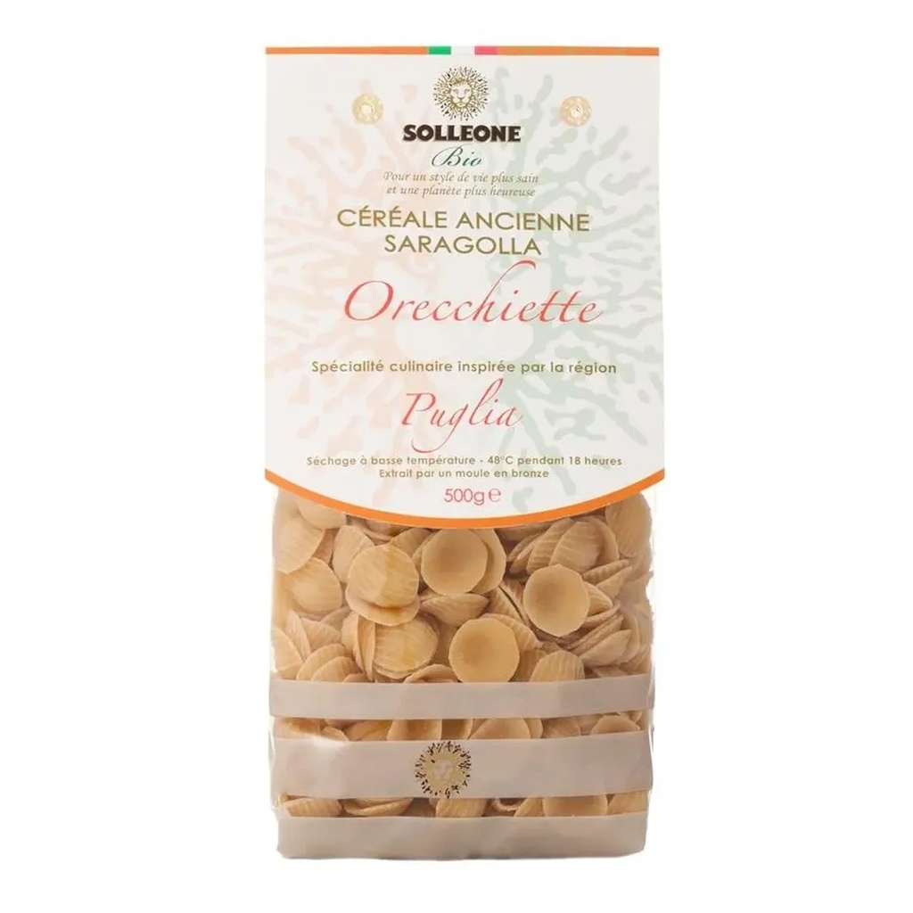 Orecchiette Saragolla Grain 500gr Solleone