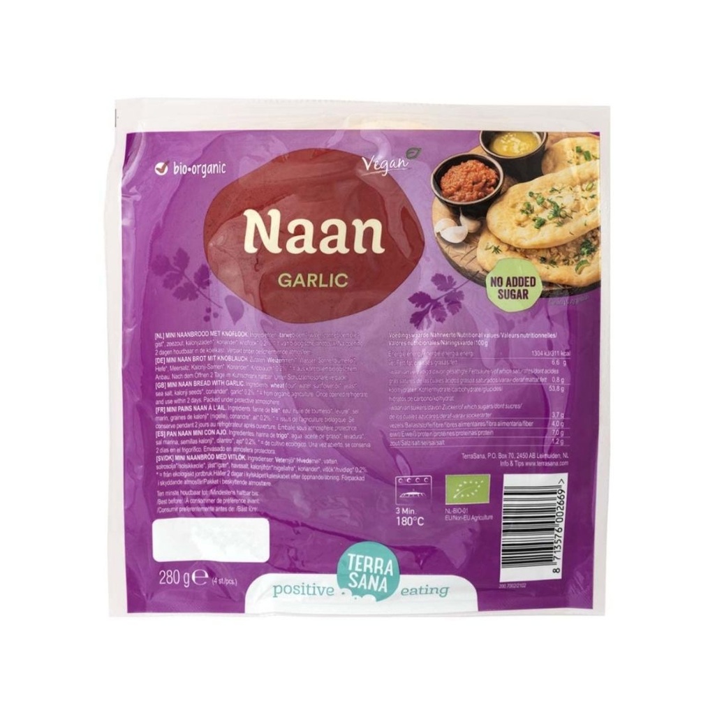 Pain Naan Ail 280gr Terrasana