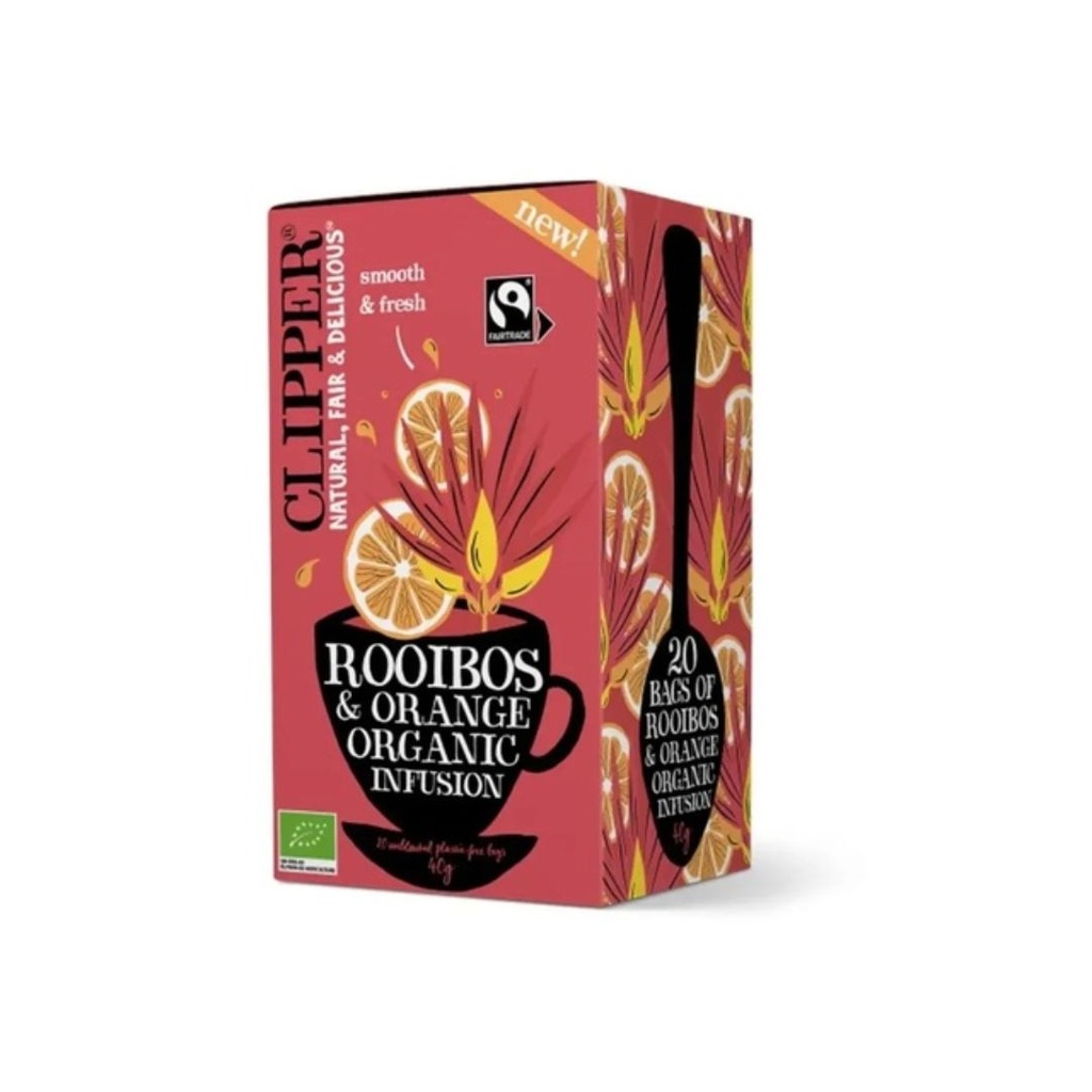 Tisane Rooibos Orange 20pc Clipper