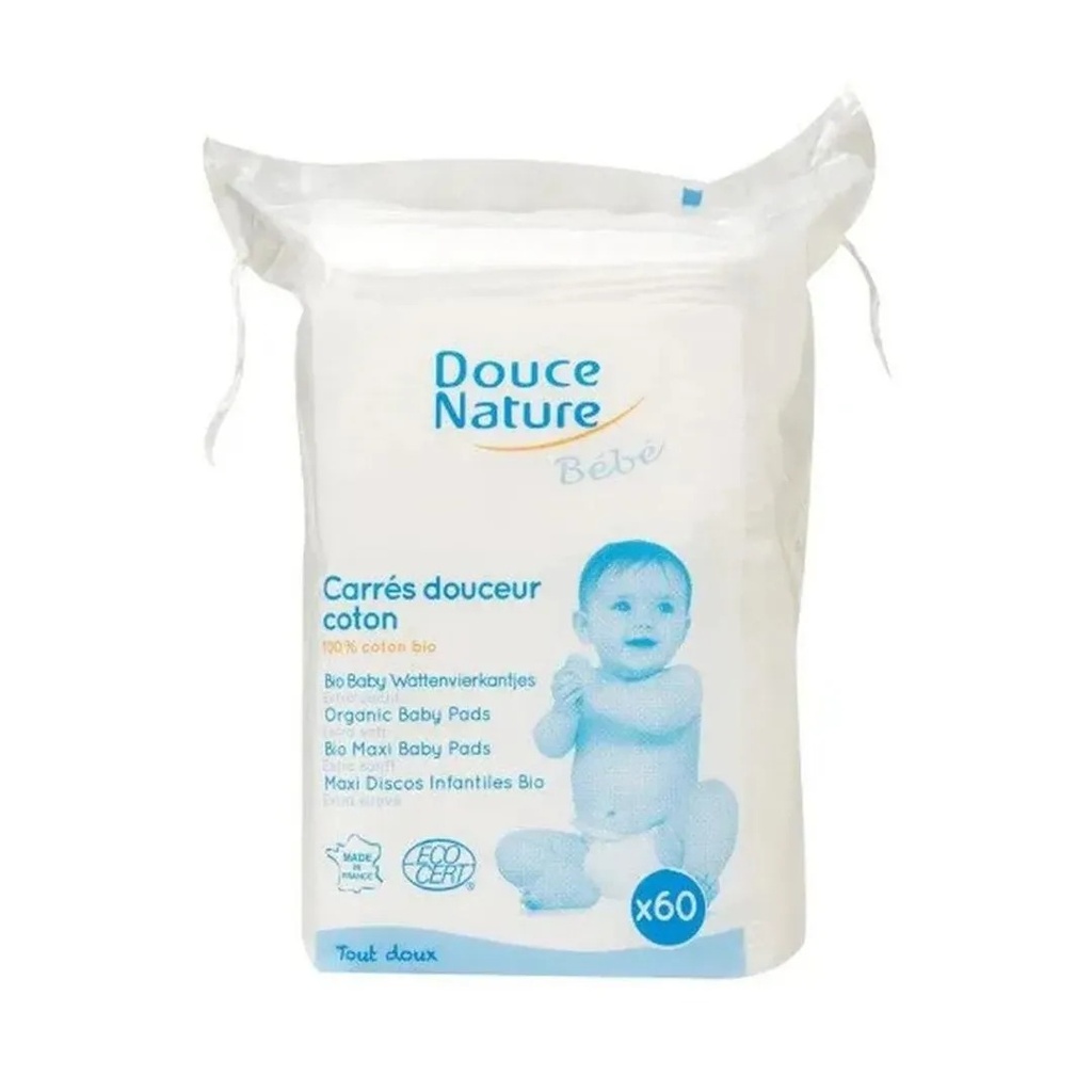 Carres Coton 60pc Douce Nature