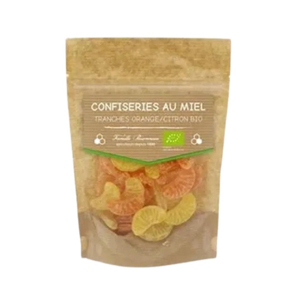 Bonbons Miel Orange Citron 120gr Apidis