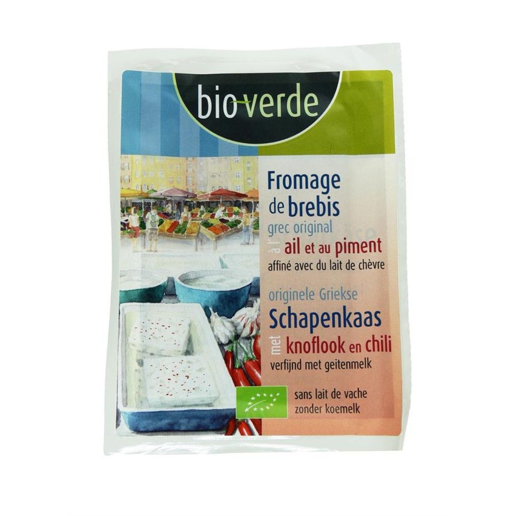 Feta Brebis Ail 150gr Bioverde