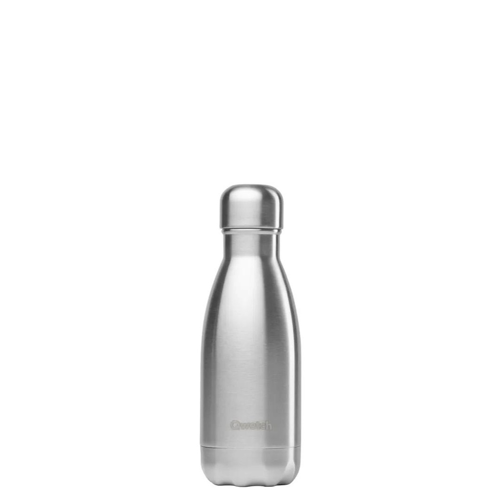Bouteille Isotherme Inox Brosse 260ml Qwetch