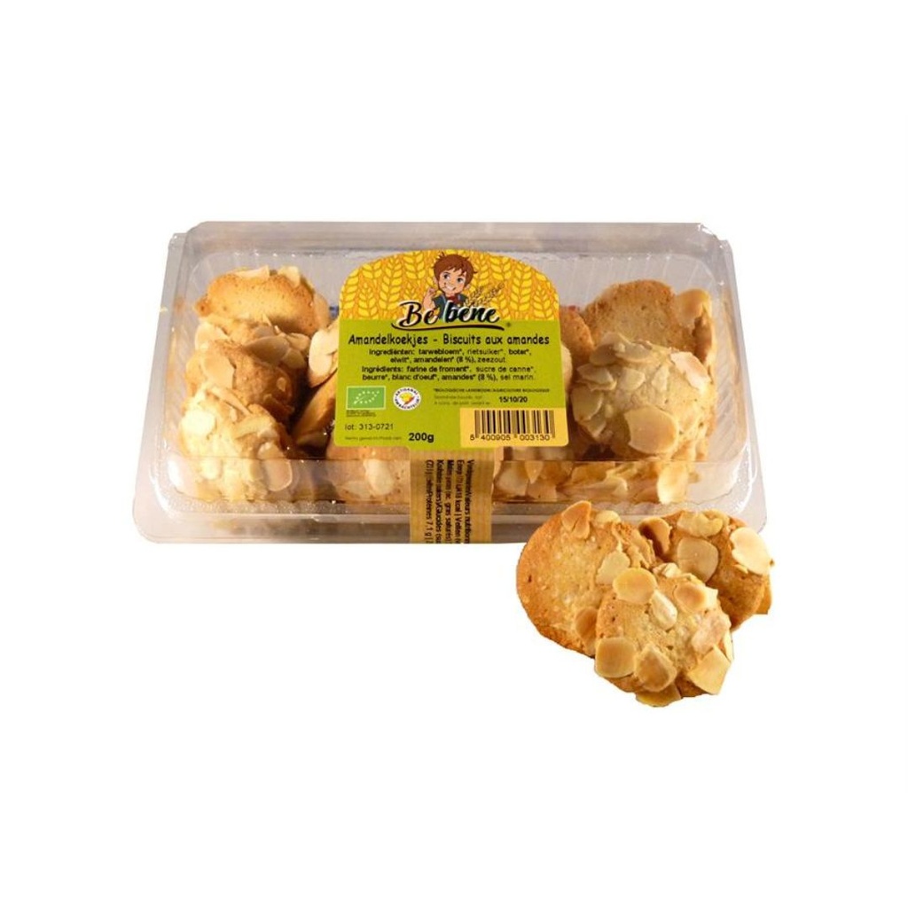 Biscuits Amandes 200gr Bebene