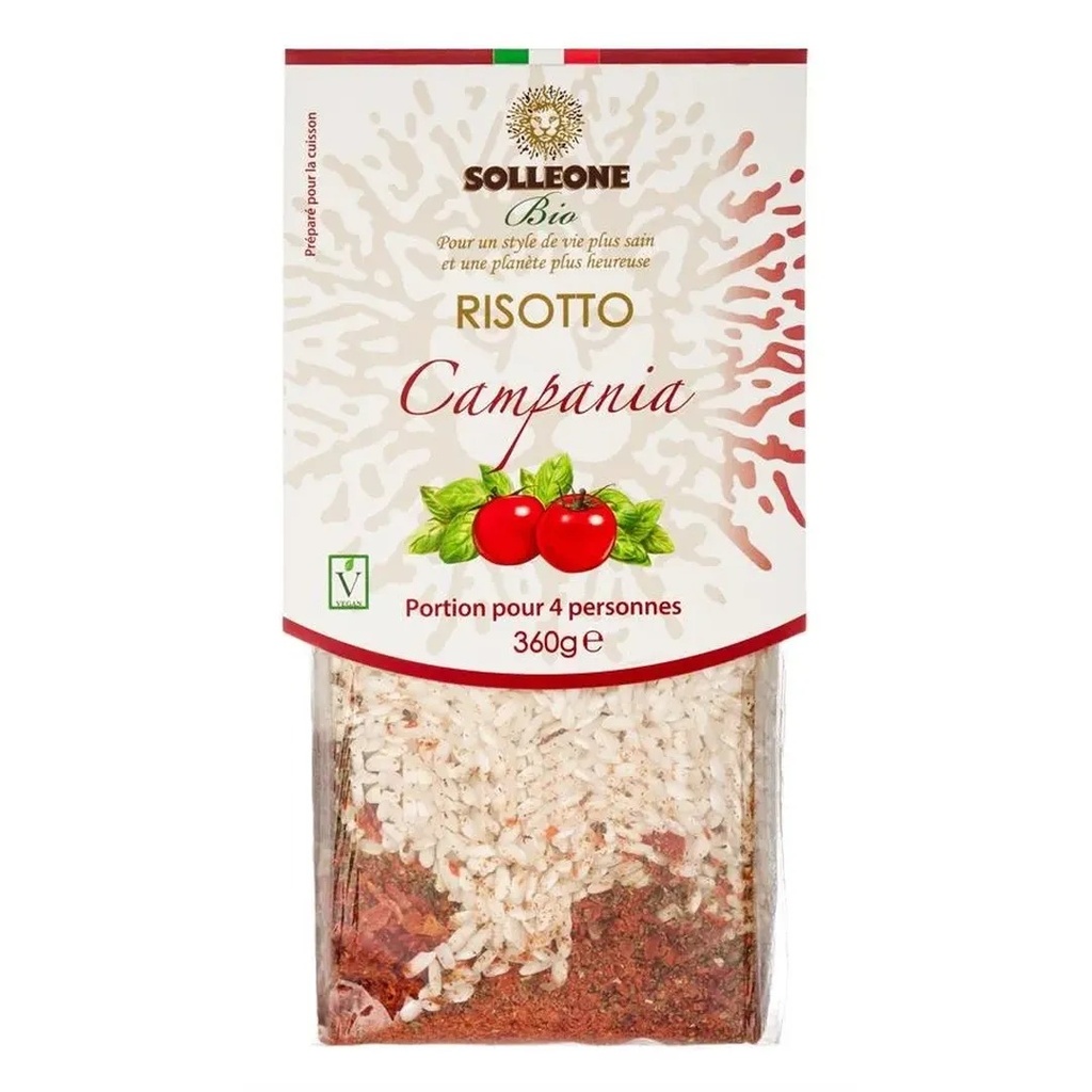 Risotto Tomate Basilic Campania 340gr Solleone