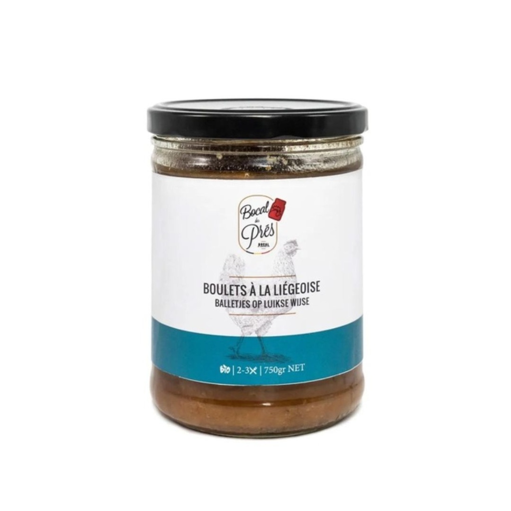 Boulets Liegeois 750gr Bocal Des Pres