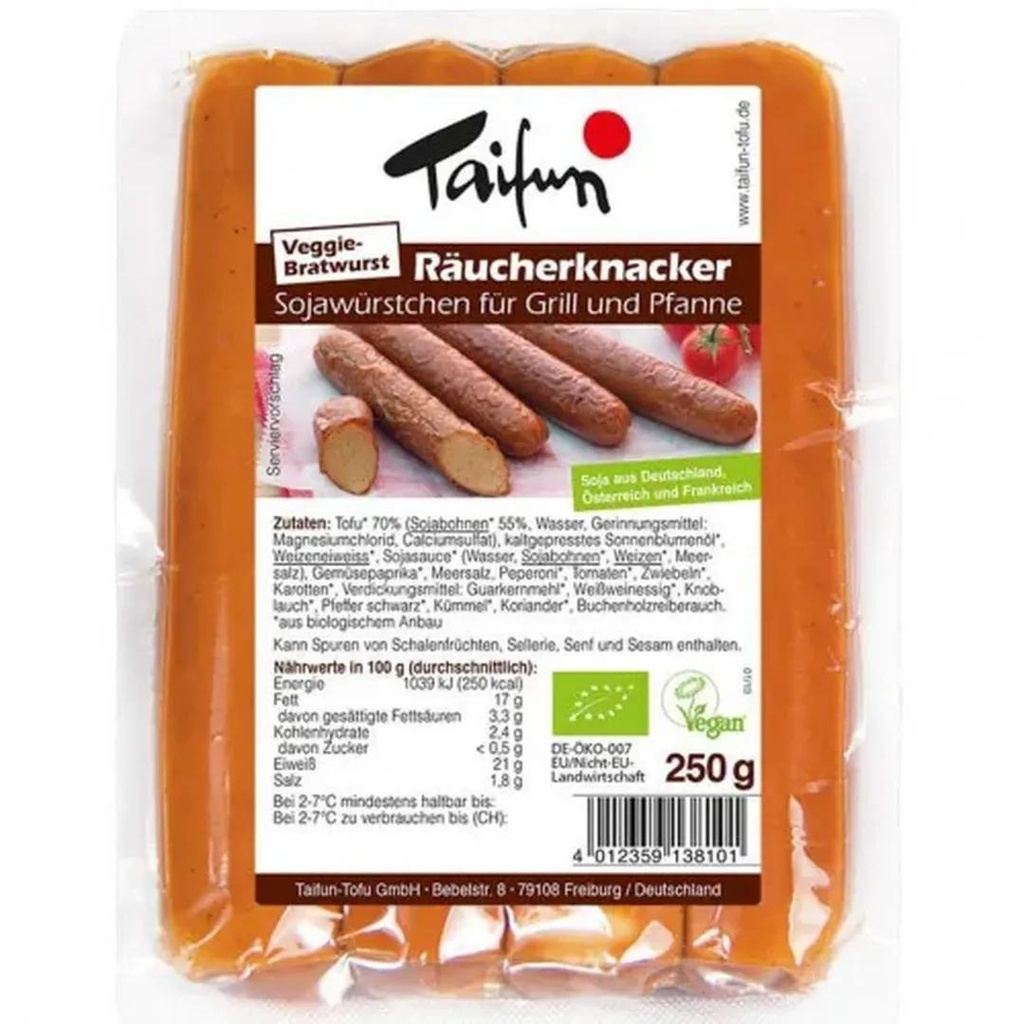 Tofu Saucisse végétarien 250gr Taifun