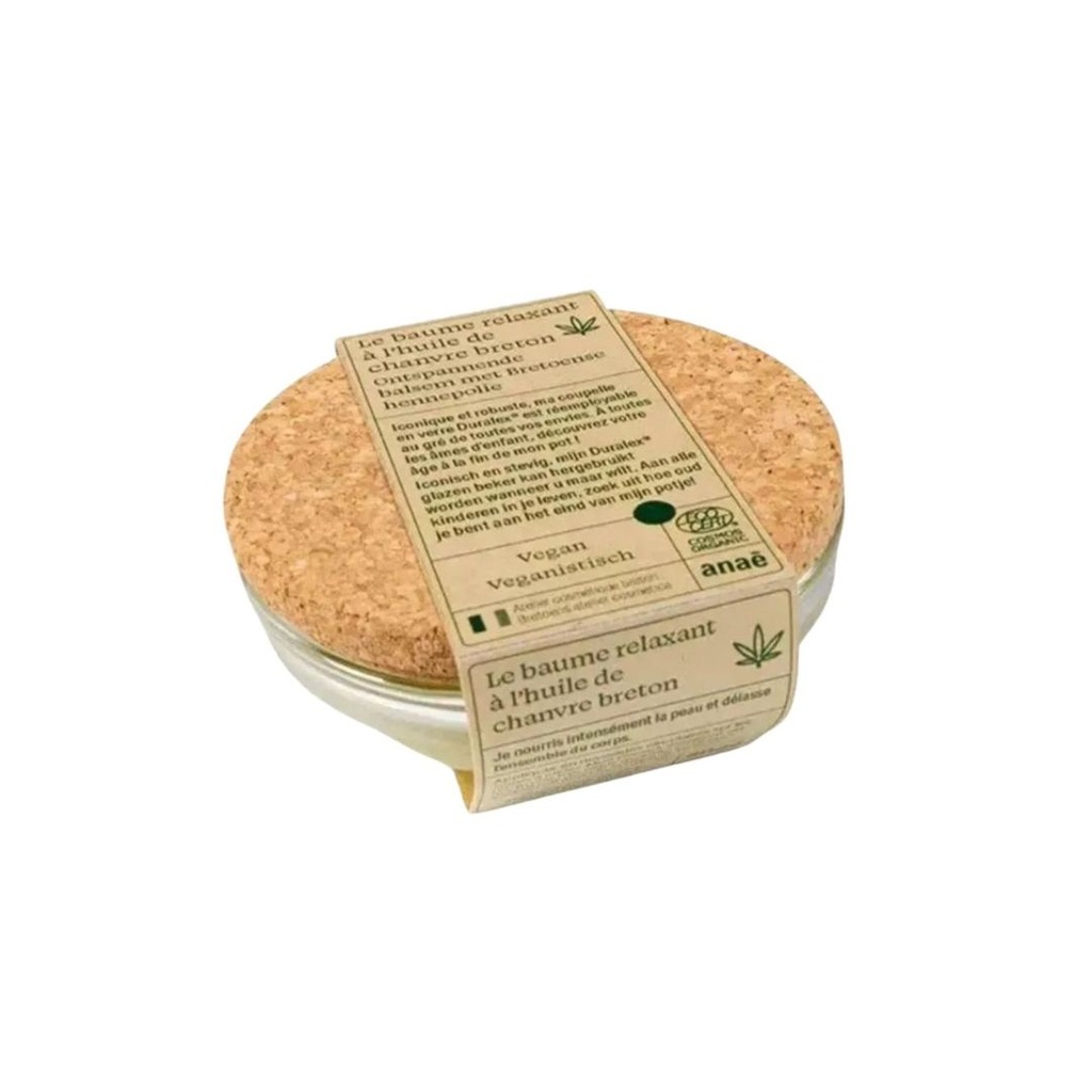 Baume Relaxant Chanvre HE Lavandin/Orange Douce 60 ml Anae