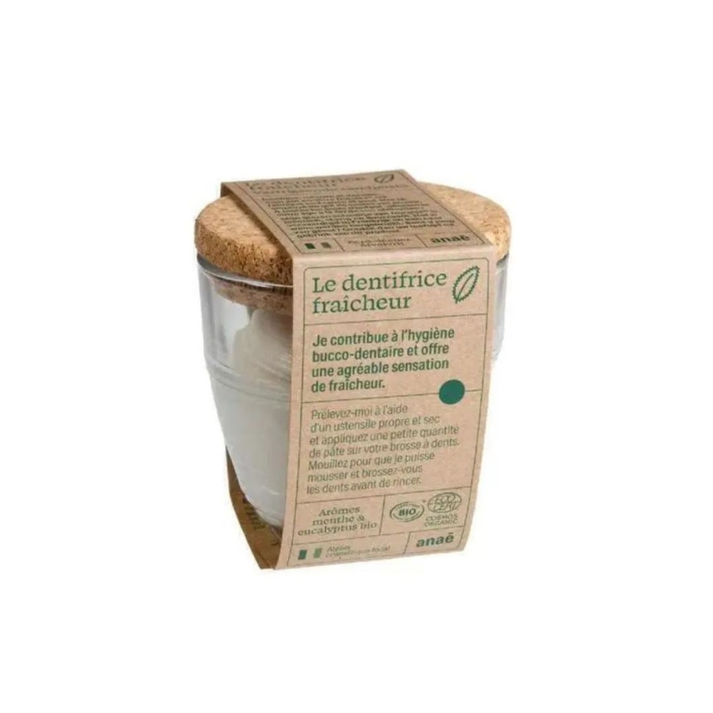 Dentifrice Menthe Eucalyptus Pot en Verre Anae 175g