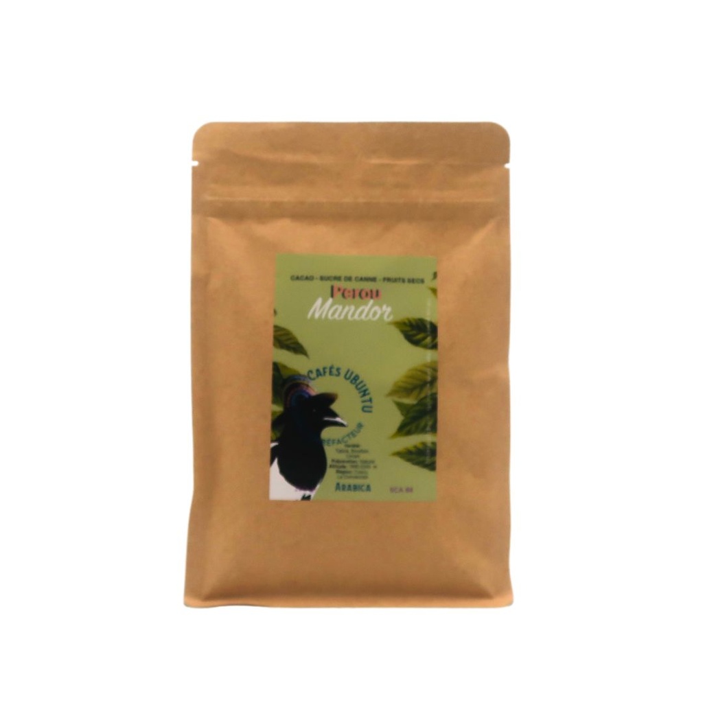 Cafe Pérou Grains 250gr Ubuntu