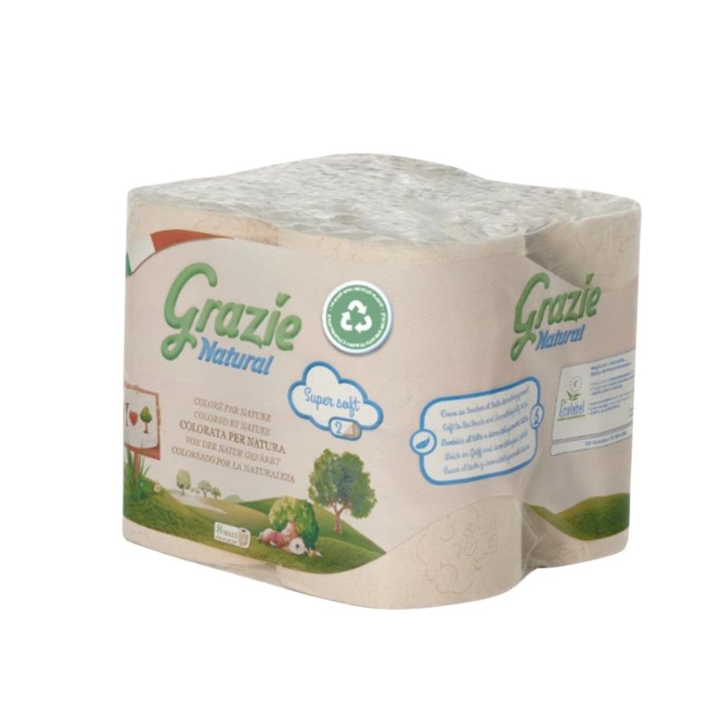 Papier Toilette 8pc Grazie