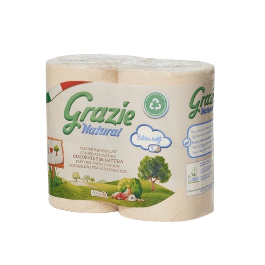 Papier Toilette 4pc Grazie