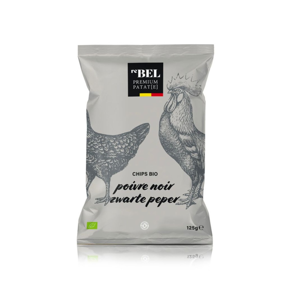 Chips Poivre Noir 125gr Rebel