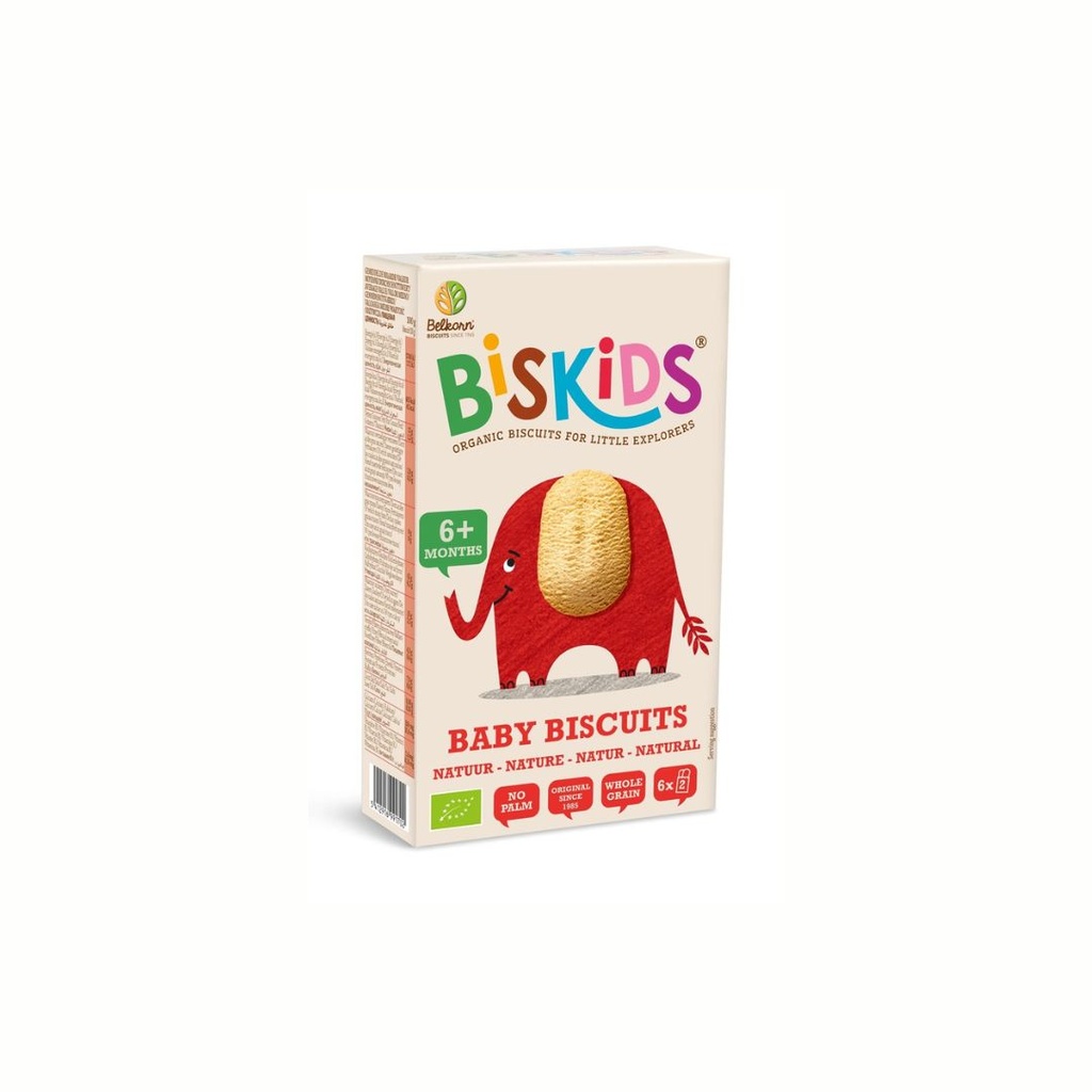 Baby Biscuits Nature +6 120gr BisKids