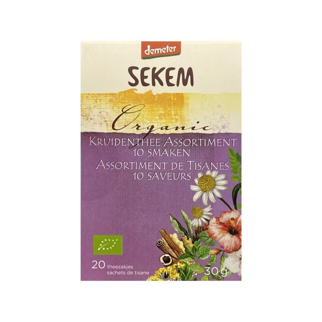 Assortiment de tisanes 10 saveurs 20pc Sekem
