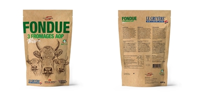 Fondue 3 Fromages AOP 600gr LUS  bio