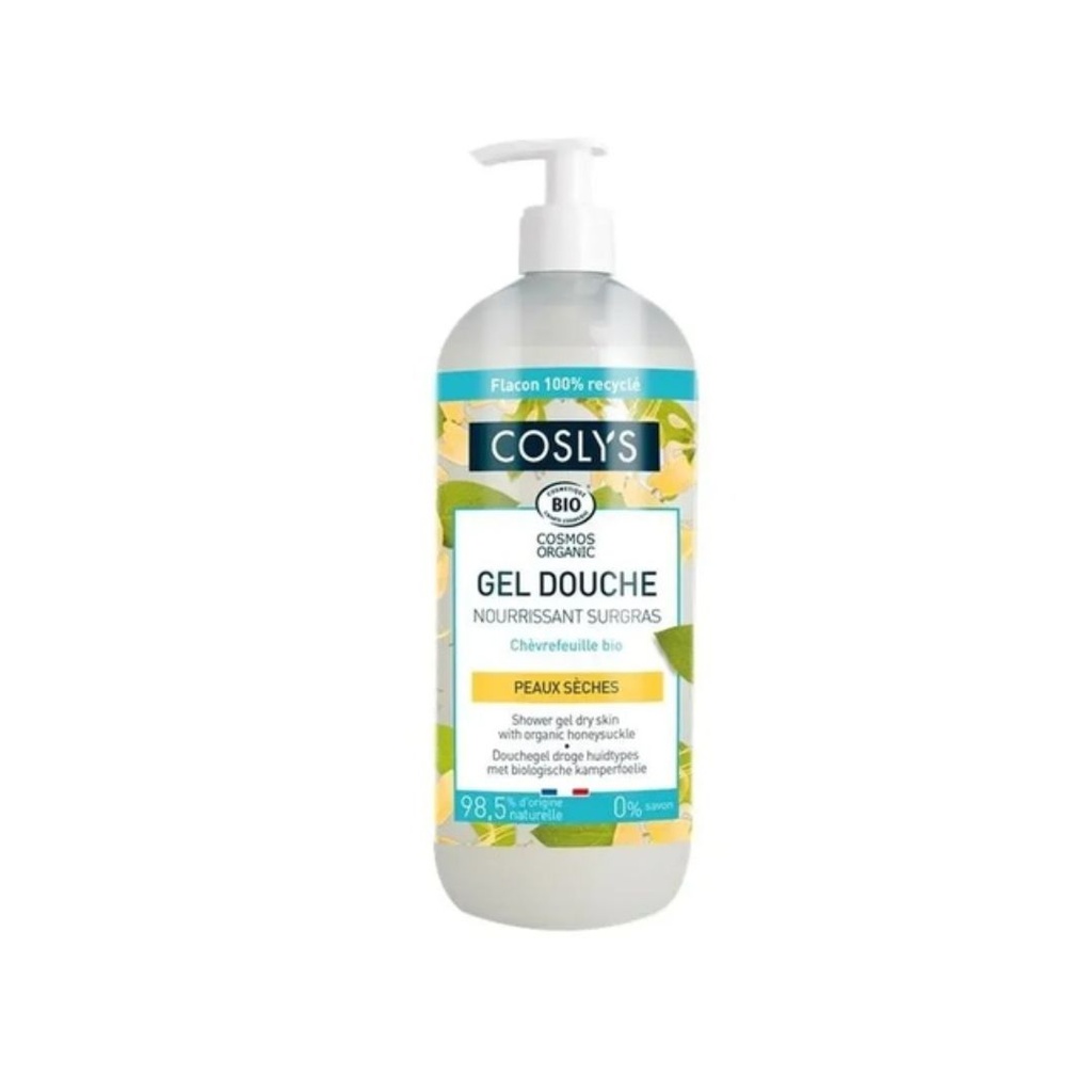 Gel Douche Nourrissant Chèvrefeuille 1L Coslys