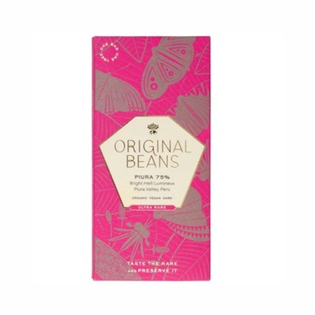 Chocolat Piura Perou 75% Fruit Rouge Original Beans 70gr