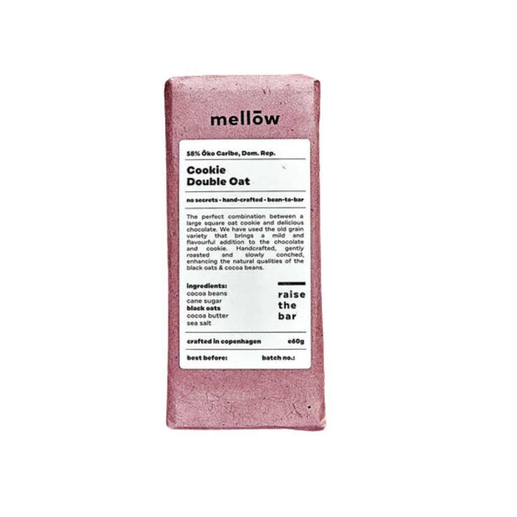 Chocolat Noir Cookie Double Avoine 60gr Mellow