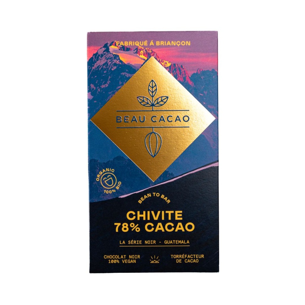 Chocolat Noir Chivite - Guatemala 78%  55gr Beau Cacao 