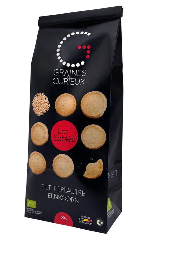 Sablés petit épeautre 100g Graines de Curieux