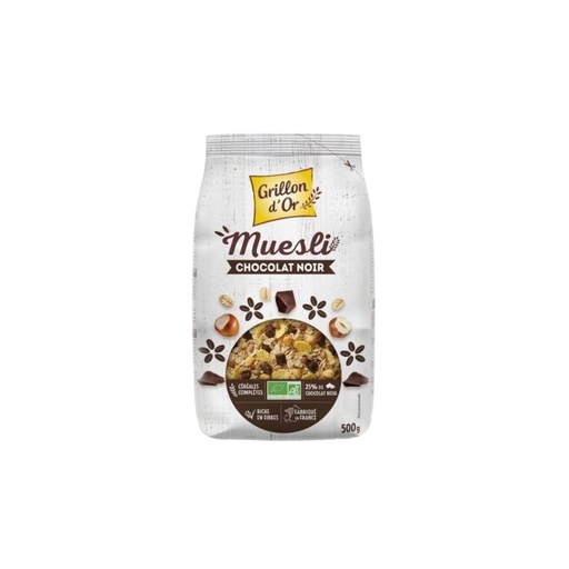 Muesli Chocolat Noir 500gr Grillon Or