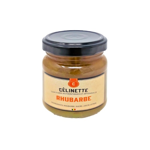 Confiture de Rhubarbe BIO 230gr Célinette