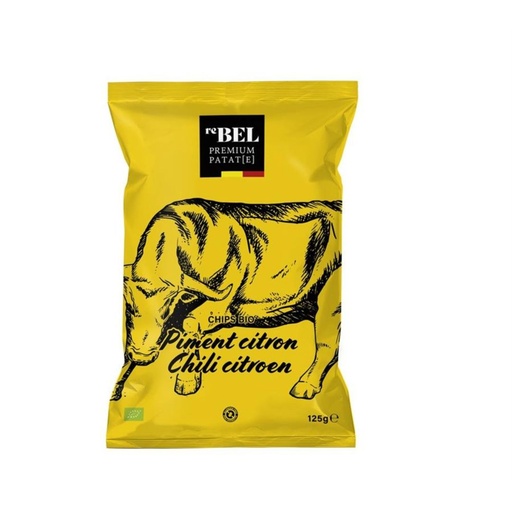 Chips Piment Citron 125gr Rebel