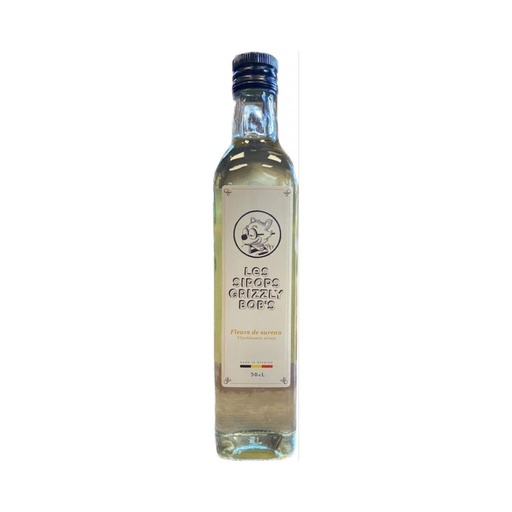 Sirop Sureau 50cl les Sirops Grizzly Bob's