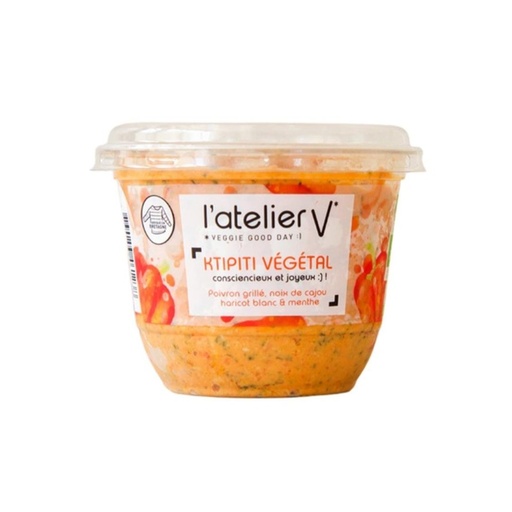 Ktipiti Végétal Poivron Cajou Haricot Blanc 150g L'Atelier V