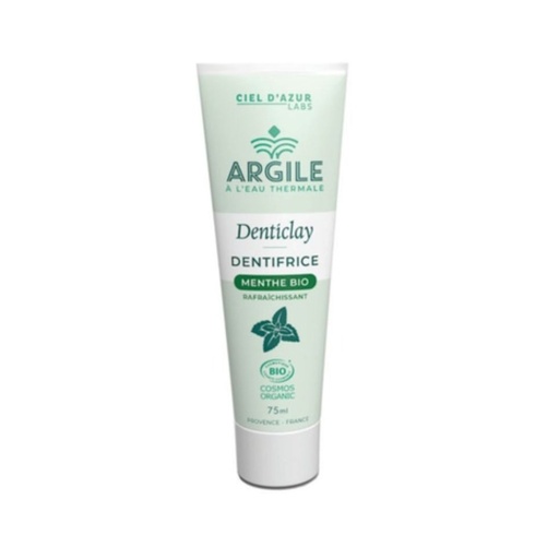 Dentifrice Menthe Argile et Eau Thermale 75ml Ciel d'Azur