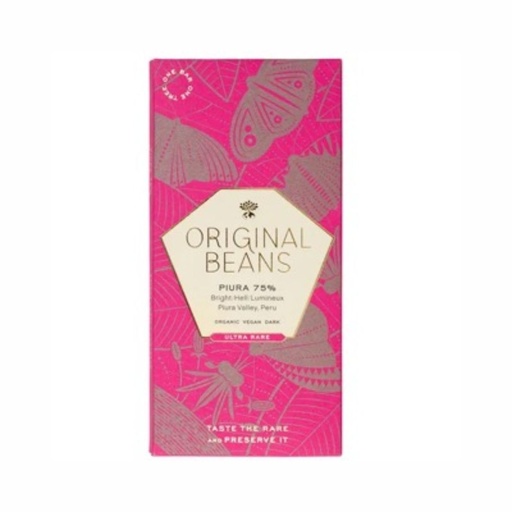Chocolat Piura Perou 75% Fruit Rouge Original Beans 70gr