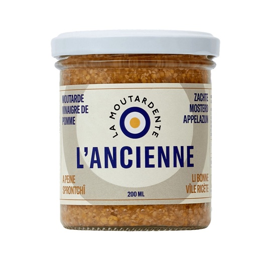 Moutarde à l'ancienne 200ml La Moutardente