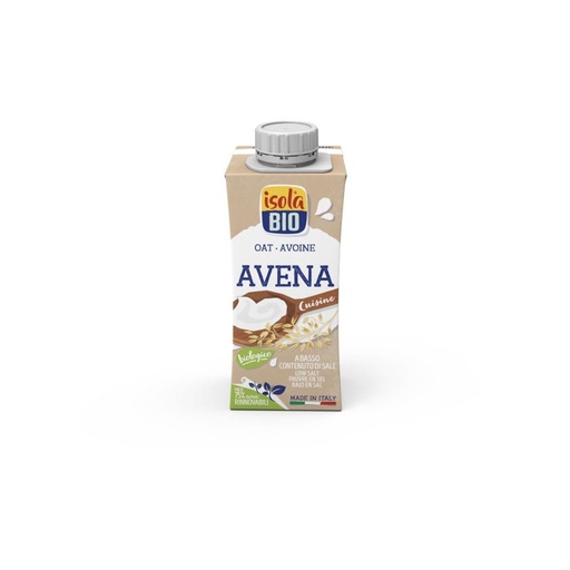 Crème de cuisine avoine 200ml Isola Bio