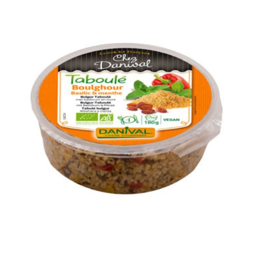 Taboulé Boulghour Menthe Basilic Danival 180gr