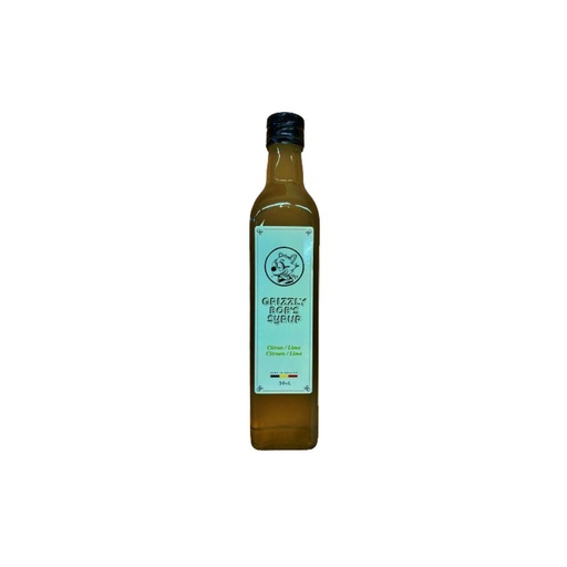 Sirop Citron Lime 50cl les Sirops Grizzly Bob's
