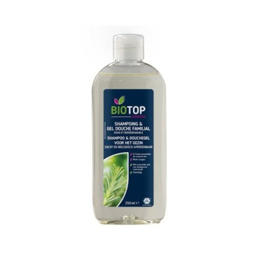 Shampoing et Gel Douche Romarin bio 250 ml Biotop