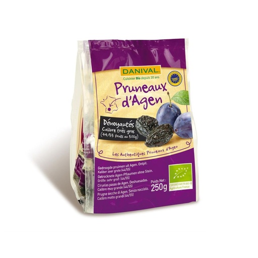 Pruneaux D'Agen dénoyautes 250g Danival